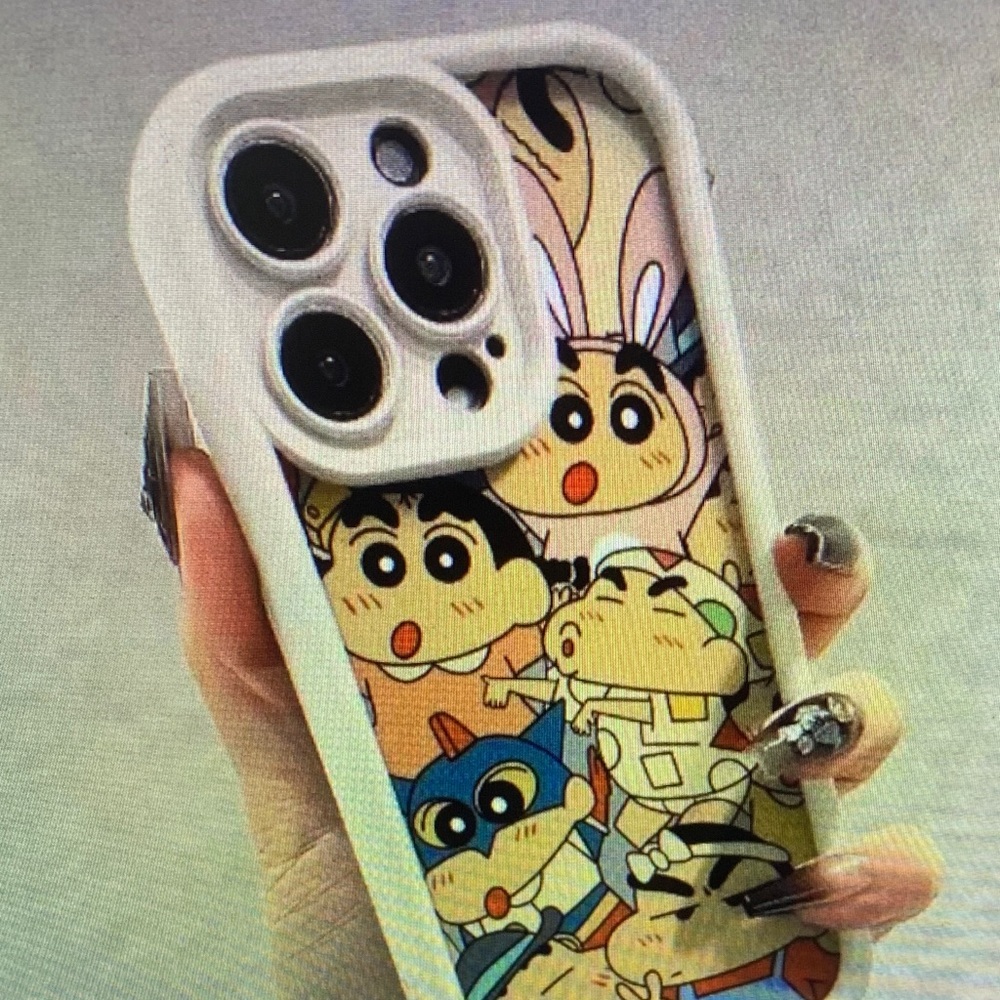 Cartoon Character Phone Case - White